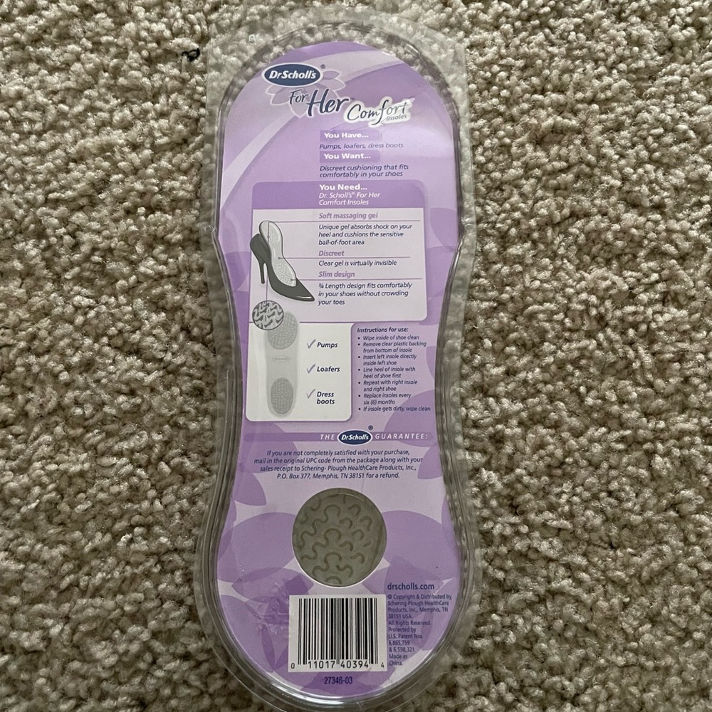 79. Shoe inserts